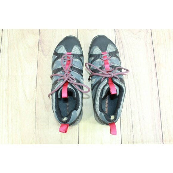 Merrell Turbulence Gray Leather Lace Up Goretex Waterproof Hiking Shoes Size 9 - Picture 7 of 10